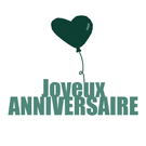 Ballon coquin pour un anniversaire styl&eacute;